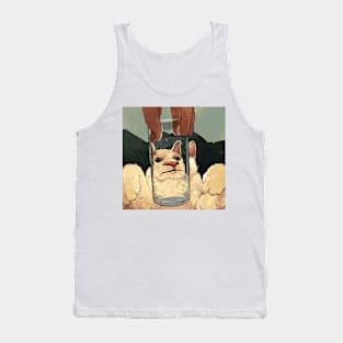 goofy cat Tank Top